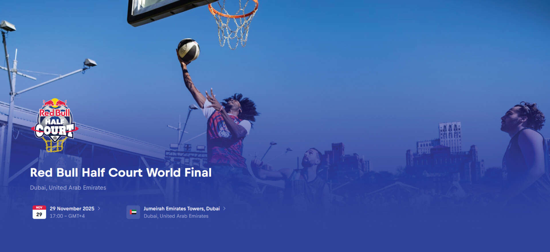 Red Bull Half Court 2025 Banner