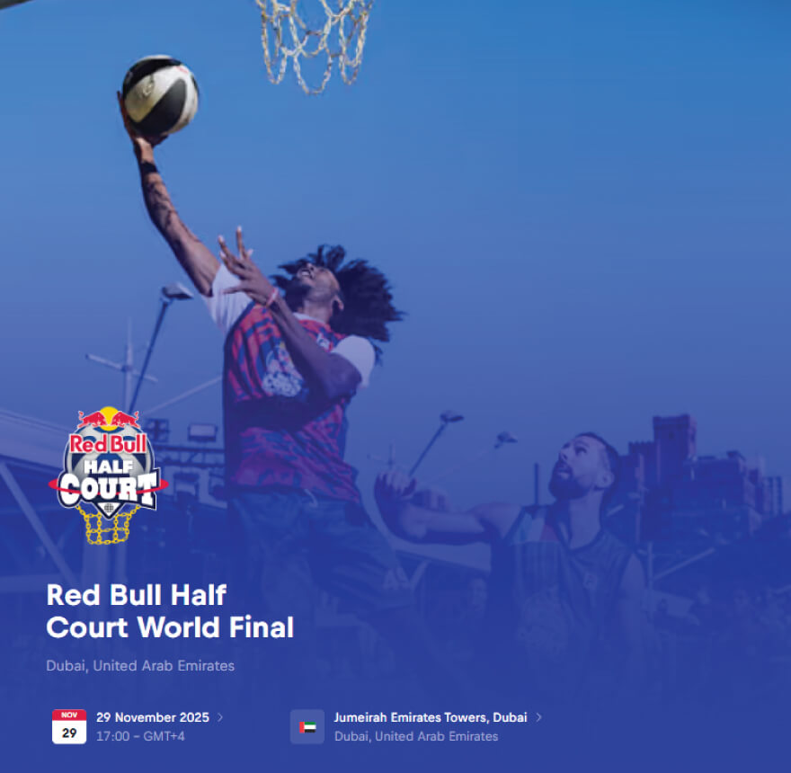 Red Bull Half Court 2025 Mobile Banner